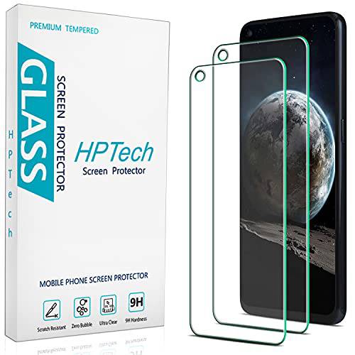 2-Pack HPTech 강화유리 OnePlus Nord N10 5G 화면보호필름, 액정보호필름, 간편 to 설치,  기포방지, 9H 강도