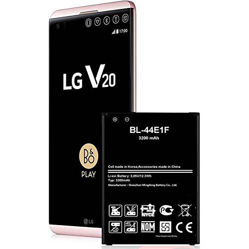 LG V20 배터리, FFOGG 3200mAh Li-Ion 배터리 LG V20 BL-44E1F US996, at& T H910, T-Mobile H918, 버라이즌 VS995, Sprint LS997 스페어 배터리