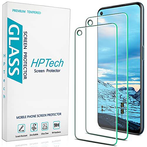 2-Pack HPTech 강화유리 OnePlus Nord N200 5G 화면보호필름, 액정보호필름, 간편 to 설치,  기포방지, 9H 강도