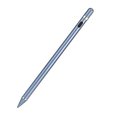 액티브 스타일러스 펜 터치 스크린, 1.5mm 파인포인트팁, 가는 심, 가는 촉 디지털 펜, 충전식 스타일러스 i-Pad/ 프로/ 에어/ 미니/ i-Phone/ 삼성/ 태블릿, 태블릿PC 드로잉& 필기 (블루)