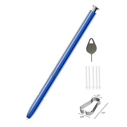 갤럭시 노트 10 라이트 펜 교체용 스타일러스 터치 S 펜 갤럭시 노트 10 라이트 Note10Lite 스타일러스 터치 S 펜+ 팁/ 펜촉+ Eject 핀 (노트 10 Lite-Blue)