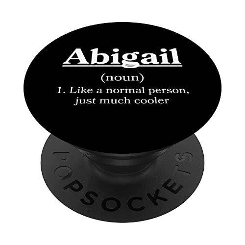 Abigail 해상도 개인설정가능한 명함 Funny 커스텀 닉네임 PopSockets 스왑가능 PopGrip