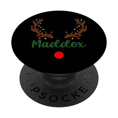 커스텀 명함 크리스마스 매칭 패밀리 파자마 Maddox PopSockets 스왑가능 PopGrip