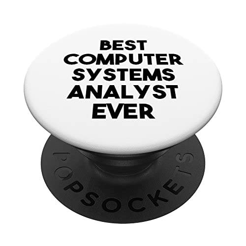 Best 컴퓨터 시스템 Analyst Ever PopSockets 스왑가능 PopGrip