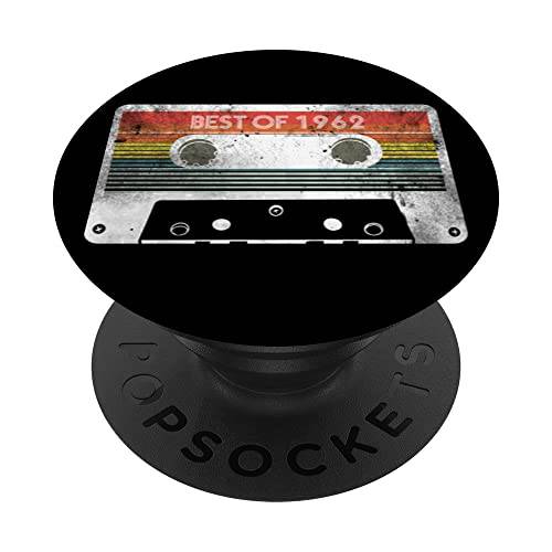 60th 생일 Best Of 1962 카세트 PopSockets 스왑가능 PopGrip