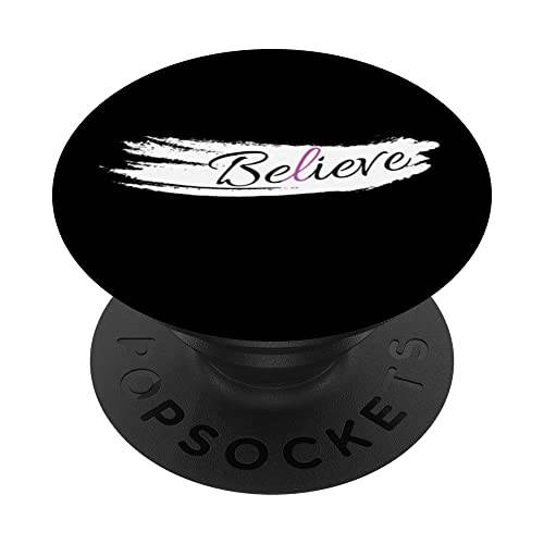 Honors Caregivers Fight Cancer 리본 PopSockets 스왑가능 PopGrip