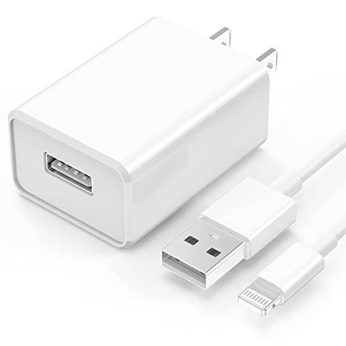 아이폰 고속충전기 케이블, [애플 MFi 인증된] ZNOOGRN 20W USB 파워 충전기 6.6FT USB to 라이트닝 케이블 고속충전기 아이폰 13/ 12 프로/ 11/ Xs/ 맥스/ XR/ X/ SE 아이패드