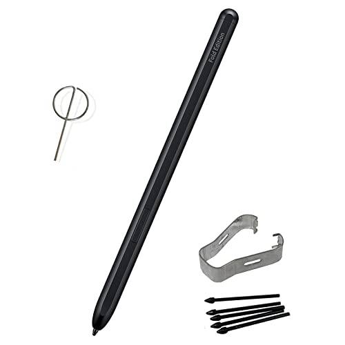 갤럭시 Z 폴드 3 S 펜 폴드 에디션, S 펜 삼성 Z 폴드 3, 슬림 1.5mm 펜 팁, 4, 096 압력 조절, 스타일러스 펜 삼성 갤럭시 Z 폴드 3 5G+ 팁/ 펜촉+ Eject Pin(Black)