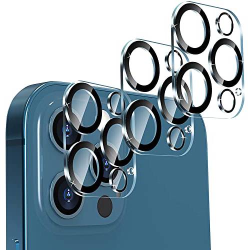 imluckies 카메라 렌즈 보호 6.1 아이폰 12 프로 강화유리, HD 클리어& 9H 강도, Case-Friendly, 스크레치 방지, 간편 Installation[3 팩]