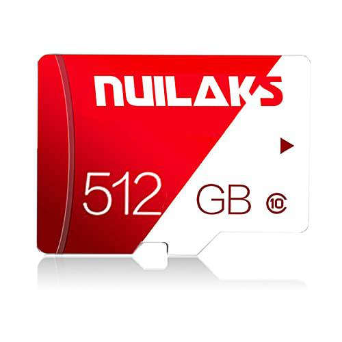 512GB 마이크로 SD 카드 어댑터포함 고속 Class 10 메모리 카드 안드로이드 스마트폰 디지털 세큐리티 캠 태블릿, 태블릿PC and 드론