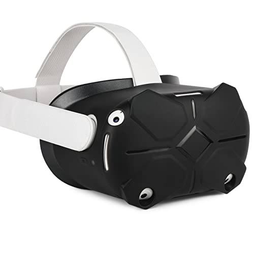 VR 전면 보호 커버 쉘 오큘러스 퀘스트 2, 보호 전면 커버 안티 스크레치 안티 먼지 안티 충격 (실리콘)