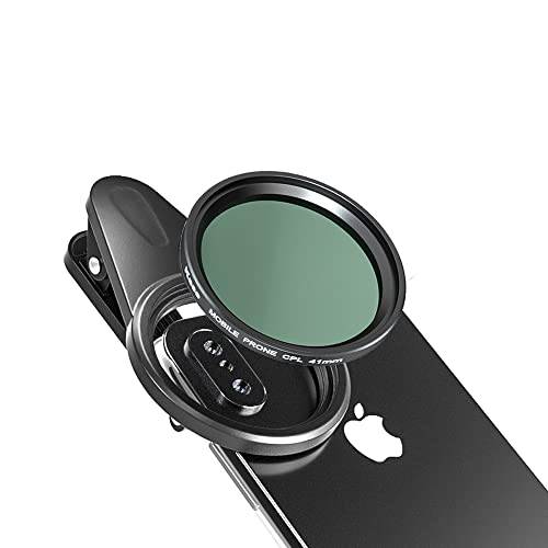 Kase 41mm 자석 CPL 필터 아이폰, 셀 폰 카메라 렌즈 원형 편광 필터 클립 아이폰 13 12 11 8 7 XR X Xs, 삼성 샤오미 OnePlus