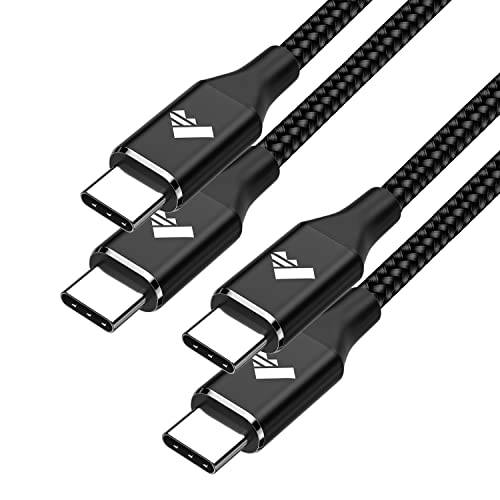 Aioneus USB C to USB C 케이블 PD 고속충전 6FT 2Pack 호환가능한 삼성 갤럭시 S22 S21 S20 울트라 노트 20 A53 A13