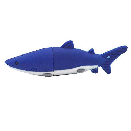 Aneew 16GB 블루 Pendrive Shark 피쉬 USB 플래시드라이브 메모리 썸 스틱
