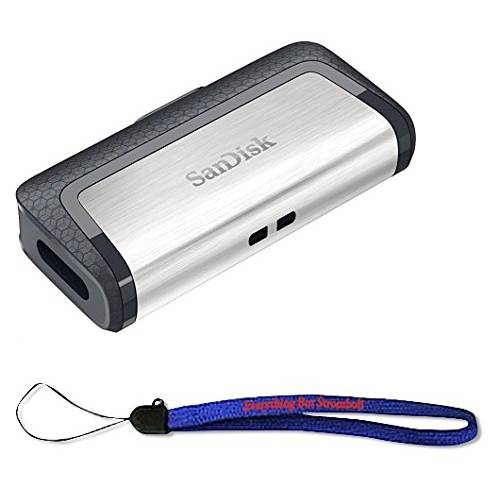 SanDisk  울트라 16GB 듀얼 드라이브 USB Type-C 플래시드라이브 번들,묶음 (SDDDC2-01G-G46) with Everything But 스트롬볼리 (TM) 스트랩 (16GB)
