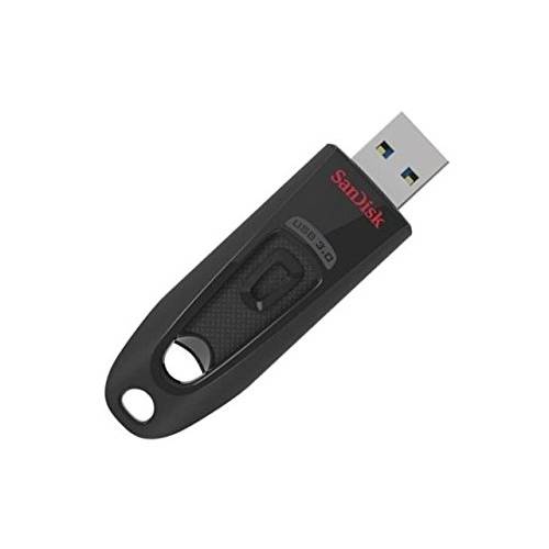 Sandisk 울트라 USB 플래시드라이브, 128 GB, 블랙 (SDCZ48-128G-A46)