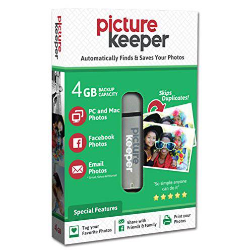 Picture Keeper 4GB 휴대용 플래시 USB 포토 백업 and 스토리지 디바이스 컴퓨터 for