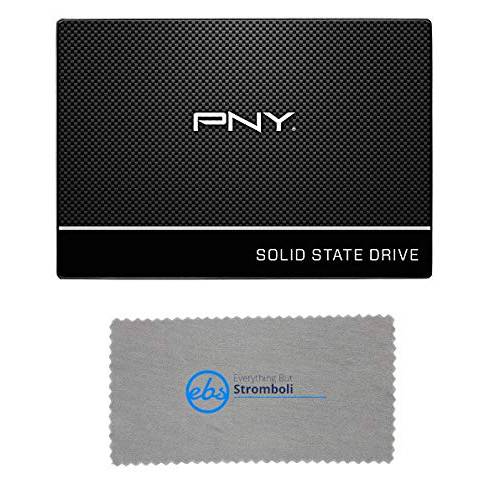 PNY CS900 120GB 2.5” Sata III 내장 SSD (SSD) 번들,묶음 (SSD7CS900-120-RB) Works with Acer Aspire E 15, Aspire 1,  노트북 - with (1) Everything But 스트롬볼리 (TM) 극세사 Cloth