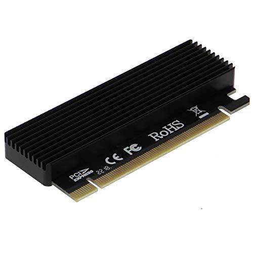 SEDNA - PCI-e 16x to M2 NVMe SSD 어댑터 with 히트싱크 커버