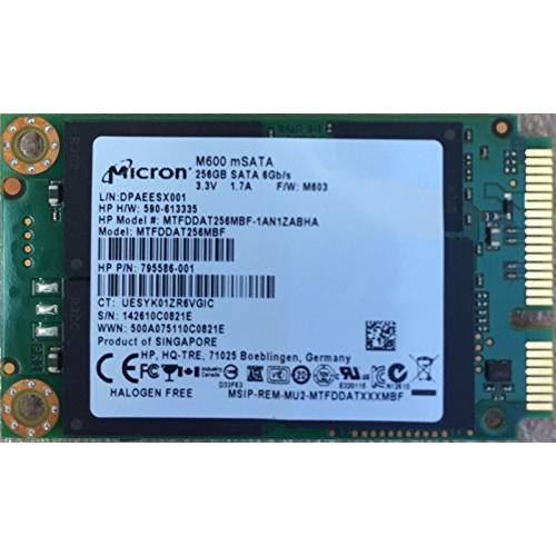 HP 256GB mSATA 6Gb/ s 3.3V SSD [PN: 795586-001]