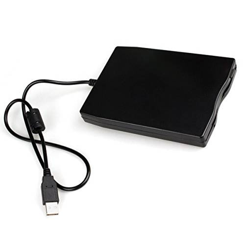 SYBA USB 휴대용 3.5 Floppy Disk 드라이브, Plug and Play No 드라이버 Needed, 윈도우 2000/ XP/ Vista/ 7/ 8/ 10 맥 OSX Linux (외장) NEC Chipset SY-USB-FDD