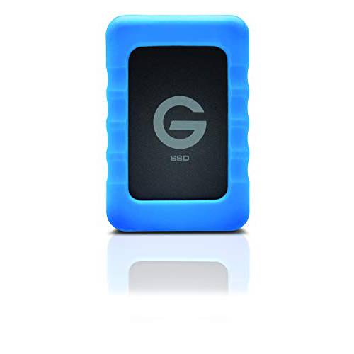 G-Technology 500GB G-DRIVE ev 생, 가공안된 SSD 휴대용 외장 스토리지 with 제거가능 Protective 러버 Bumper - USB 3.0 - 0G04755-1