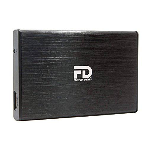 FD 휴대용 4TB 하드디스크 - USB 3.2 Gen 1-5Gbps - GForce 미니 알루미늄- 호환가능한 with 맥/ 윈도우/ PS4/ 엑스박스 (GF3BM4000U) by Fantom Drives
