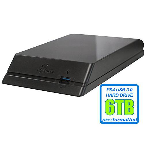 Avolusion HDDGear 6TB (6000GB) 7200RPM 64MB Cache USB 3.0 외장 PS4 게이밍 하드디스크 (PS4 Pre-Formatted) - PS4, PS4 슬림, PS4 슬림 프로 - 2 연간 워런티