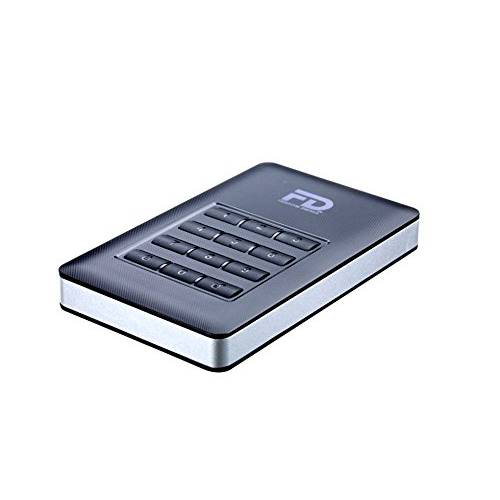 FD 1TB Encrypted 하드디스크 - DataShield 256-Bit AES 하드웨어 Encrypted - USB 3.2 Gen 1-5Gbps - 호환가능한 with 맥/ 윈도우/ PS4/ 엑스박스 (DSH1000) by Fantom Drives