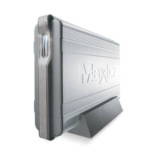 Maxtor ONE TOUCH II Firewire 및 USB 2.0 (E01G250)이 장착 된 250 GB 외장형 하드 드라이브