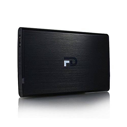 FD 2TB PS4 휴대용 SSD - USB 3.2 세대 1-5Gbps - 알루미늄 - 블랙 - 호환가능한 플레이스테이션 4/ PS4 슬림/ PS4 프로 (PS4-2TB-SPGD) by Fantom Drives