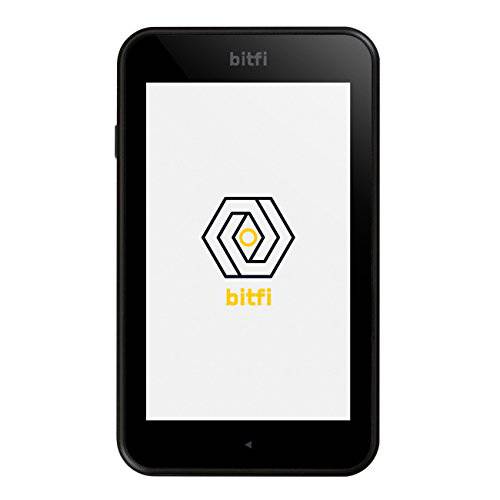 Bitfi Cryptocurrency 하드웨어 지갑 - 블랙