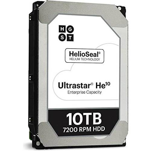 HGST WD Ultrastar DC HC510 10TB 7200 RPM SATA 6Gb/ s 3.5 Helium 플랫폼 Enterprise 하드 Disk 드라이브 - HUH721010ALE604 (0F27606)