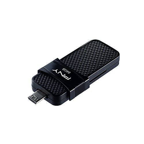PNY 64GB Duo-Link USB 3.0 OTG 플래시드라이브 for 안드로이드 - (P-FDI64GOTGTO30-GE)
