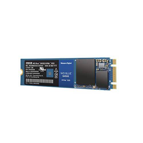 Western Digital 250GB WD 블루 SN500 NVMe 내장 SSD - Gen3 PCIe, M.2 2280, 3D 낸드, Up to 1700 MB/ s - WDS250G1B0C