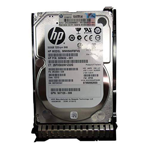 HP 500GB 6G SAS 7.2K SFF SC Midline HDD 652745-B21 653953-001 NEW F/ S