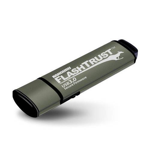 Kanguru FlashTrust WP-KFT3 USB 드라이브 (WP-KFT3-128G), 블랙 그린