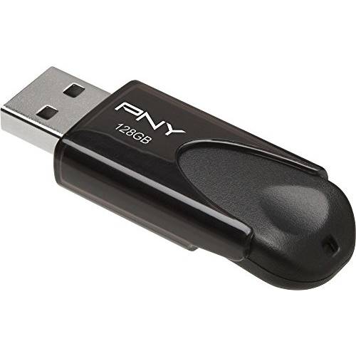 PNY 128GB Attache 4 USB 2.0 플래시 드라이브 - 블랙 P-FD128ATT4-GE