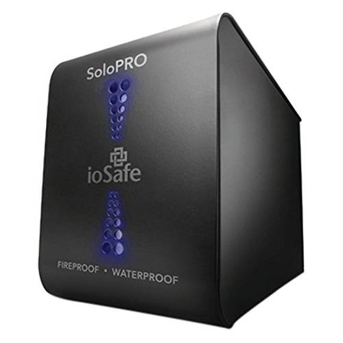 ioSafe SoloPRO 2TB Fireproof&  방수 외장 하드디스크, 블랙 (SM2TB1YR)