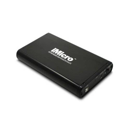 iMicro IMBS35G-BK 3.5 inch USB2.0-SATA& IDE 외장 드라이브 인클로저 (블랙)