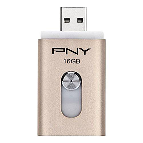 PNY Duo-Link On-The-Go 16GB USB 플래시드라이브 for 아이패드 (P-FDI16GOTGA-GE)
