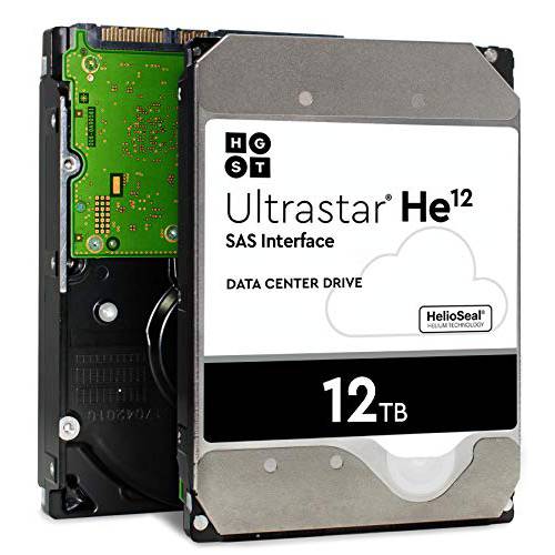 HGST Ultrastar DC HC520 HDD 12TB 7200 RPM SAS 12Gb/ s 인터페이스 3.5-Inch 512e ISE Helium Data Center Enterprise 내장 하드 Disk 드라이브 HUH721212AL5200 (0F29530)