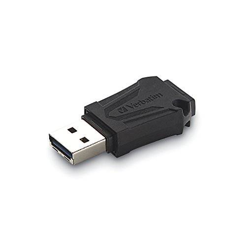 Verbatim 32GB ToughMAX USB 2.0 플래시드라이브 - 듀러블& PC/  맥 호환가능한- 블랙, 0.4 x 0.8 x 1.8
