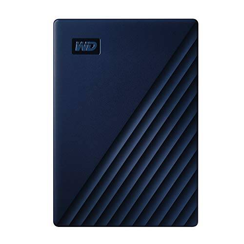 WD 2TB My Passport for 맥 휴대용 외장 하드디스크 - 블루, USB-C/ USB-A - WDBA2D0020BBL-WESN