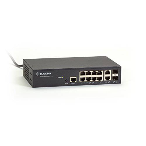 Black Box 10-Port 기가비트 랜포트 Switch Managed