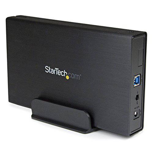 Startech S3510BMU33 3.5-Inch USB 3.0 외장 SATA III 하드디스크 인클로저 (블랙)