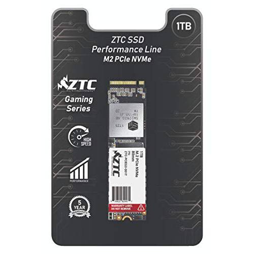 ZTC 1TB M.2 NVMe PCIe 80mm SSD Astounding 퍼포먼스 and High-Endurance Great Upgrade for 게이밍 모델 ZTC -PCIEG3-001T