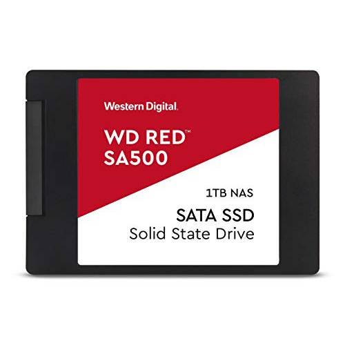 Western Digital 1TB WD 레드 SA500 NAS 3D 낸드 내장 SSD - SATA III 6 GB/ S, 2.5/ 7mm, Up to 560 MB/ s - WDS100T1R0A