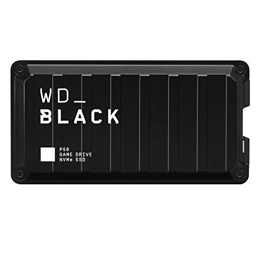 WD_Black 1TB P50 게임 드라이브 휴대용 외장 SSD, 호환가능한 with PS4, 엑스박스 원, PC,  맥 - WDBA3S0010BBK-Wesn