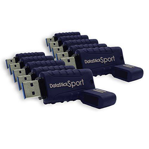 Centon Electronics MP 에센셜 16 GB USB 3.0 Datastick 스포츠 조명 Drives, 블루 (S1-U3W2-16G-10) - 벌크, 대용량 10-Pack